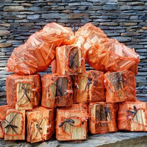 Alternative view of 10 Softwood Firewood Nets and 2 Kindling Nets