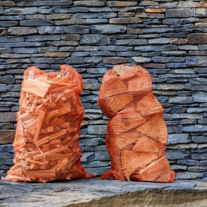 10 Softwood Firewood Nets and 2 Kindling Nets