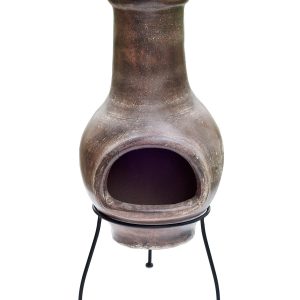 Brown Clay Chimenea - Medium Clay La Hacienda Essentials Chimenea