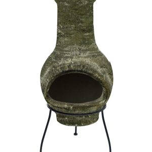 Green Clay Chimenea - Medium Clay La Hacienda Essentials Chimenea